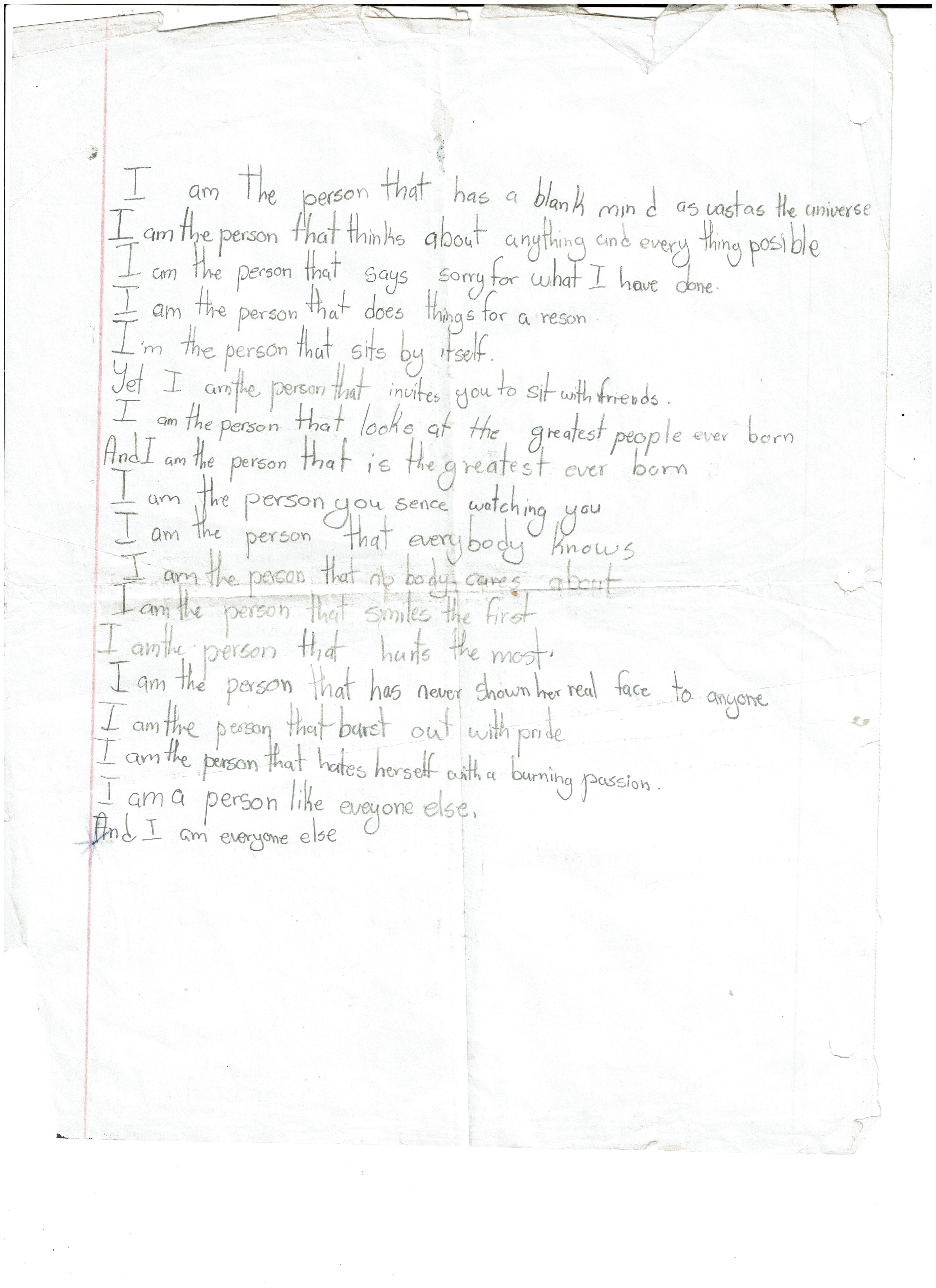 I Am Poem by Esther Joy